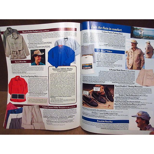 ビンテージ80's○L.L.Bean 1988年フライフィッシングカタログ