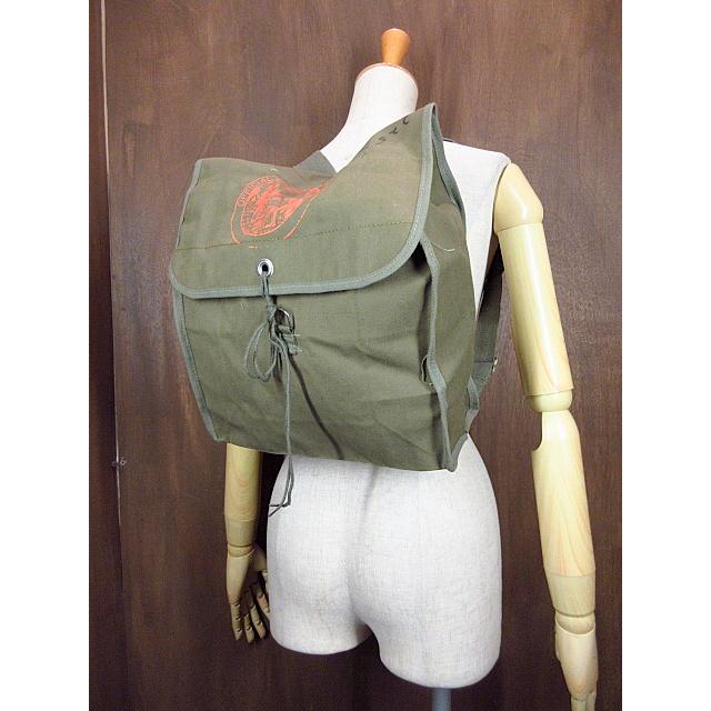 ビンテージ~70's○DEADSTOCK OFFICIAL TRAIL CAMPER キャンバスバック