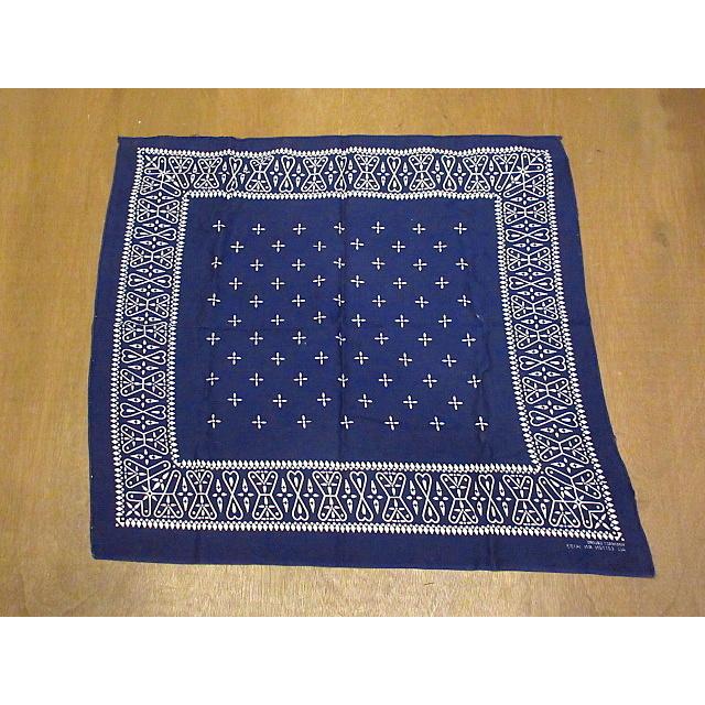 ビンテージ60 S Washfast Colorsクロス柄バンダナ紺 2102n9 Bnd Usaバンダナファッション小物ハンカチ 2102n9 Bnd Cozy Vintage 通販 Yahoo ショッピング