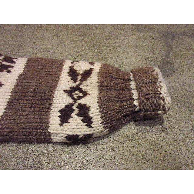 COWICHAN INDIAN魚柄カウチンセーター○210227s3-m-cowショールカラー