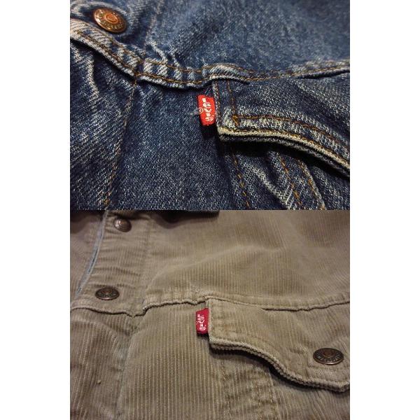 ビンテージ80's○Levi's 70548デニム×コーデュロイリバーシブル