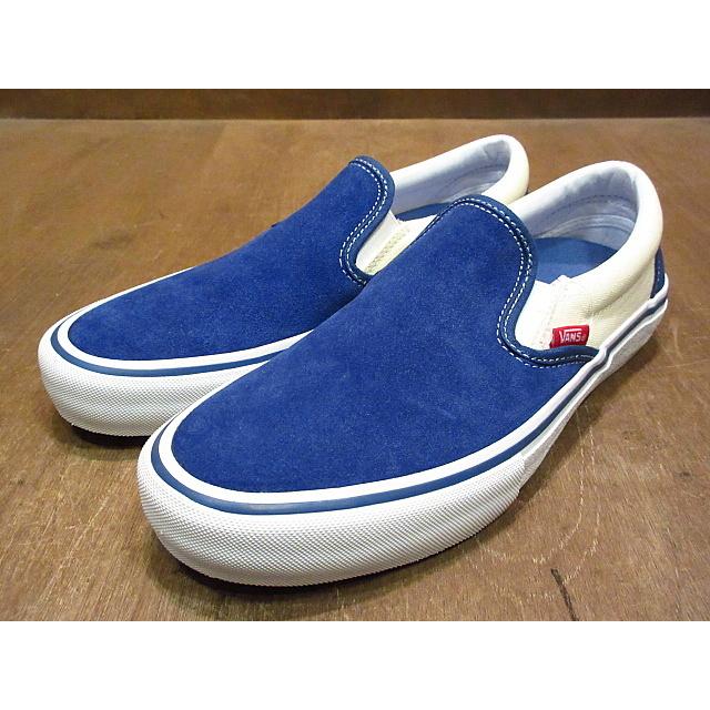 新品未使用 VANS SLIP-ON PRO Navy/Classic White Size 8.5○210301n6 