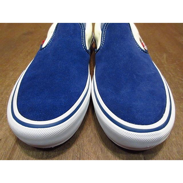 新品未使用 VANS SLIP-ON PRO Navy/Classic White Size 8.5○210301n6 