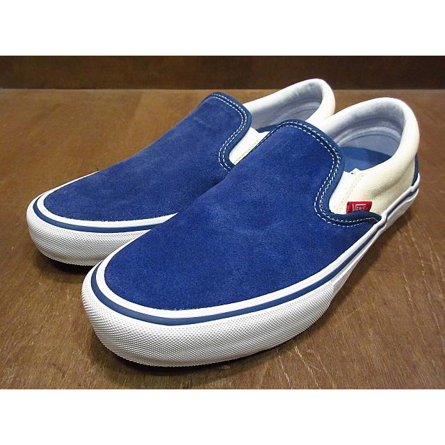 新品未使用 VANS SLIP-ON PRO Navy/Classic White Size 9○210301n7-m