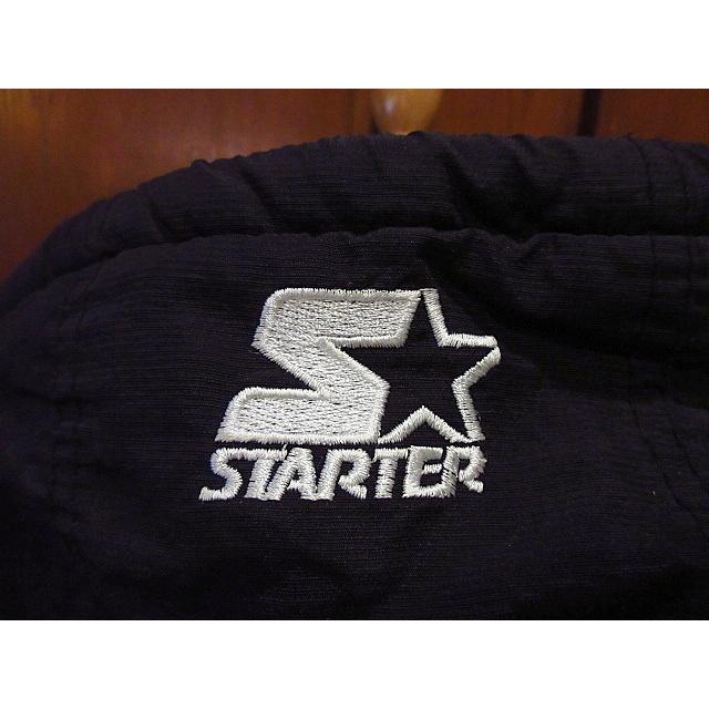 ビンテージ90's○STARTER NFL RAIDERSナイロンプルオーバー中綿パーカ