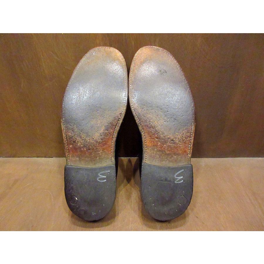 ビンテージ70's○プレーントゥシューズ黒 Size 11 AA/B ビンテージ70's○プレーントゥシューズ黒 Size 11 AA/B