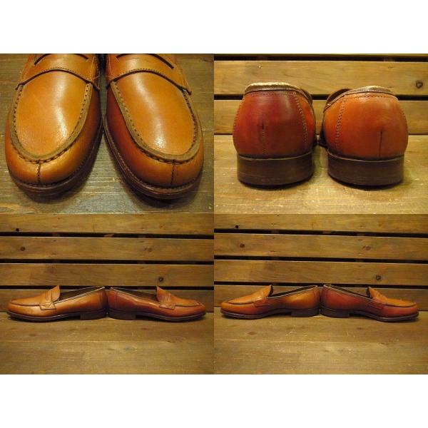 【デッドストック】50's コンビローファー ビンテージ50's○DEAD STOCK FREEMANペニーローファー茶