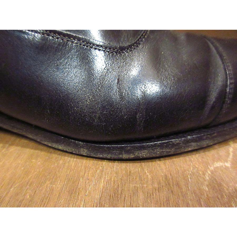 ビンテージ○Johnston & Murphyストレートチップシューズ黒size 10 D