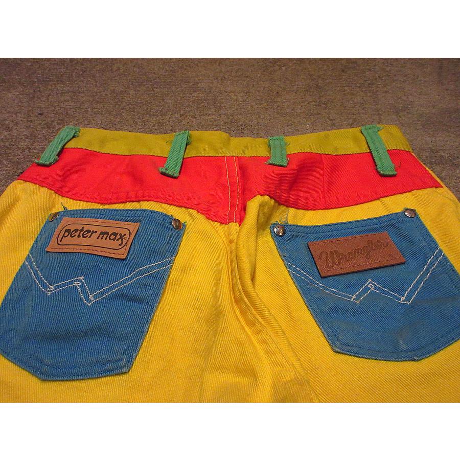 ビンテージ70's○Peter Max × Wranglerクレイジーパターンショーツsize