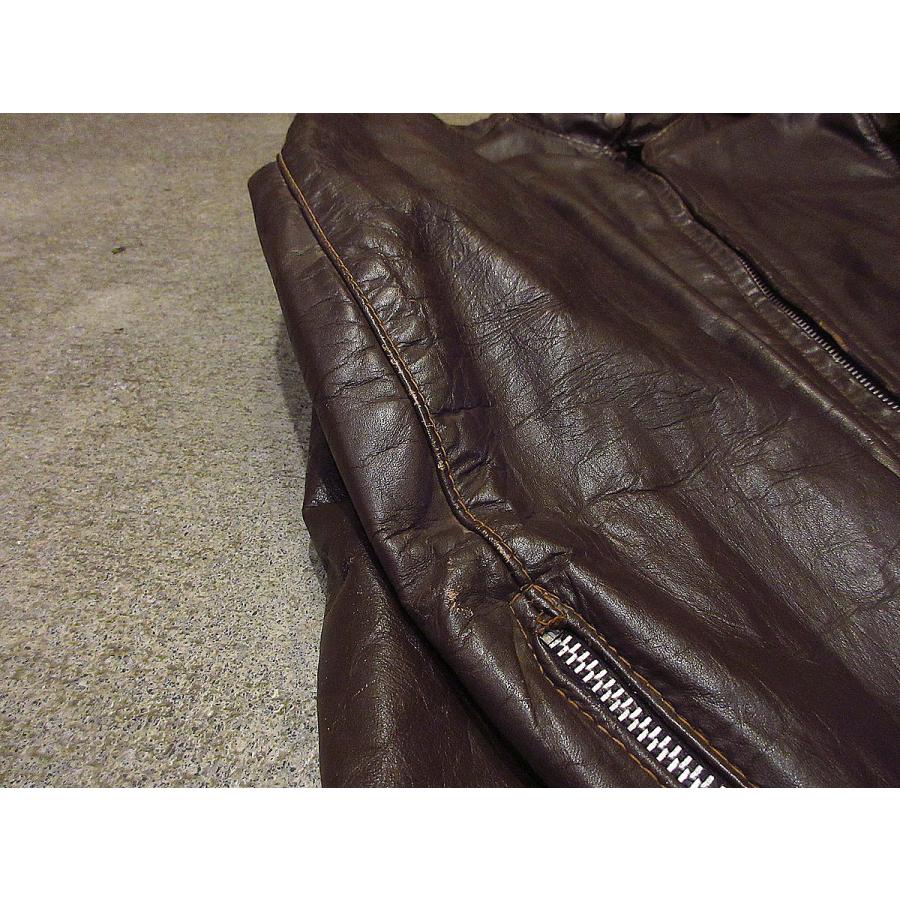 ビンテージ60's70's○BROOKSレディースシングルライダース ビンテージ60's70's○BROOKSレディースシングルライダース