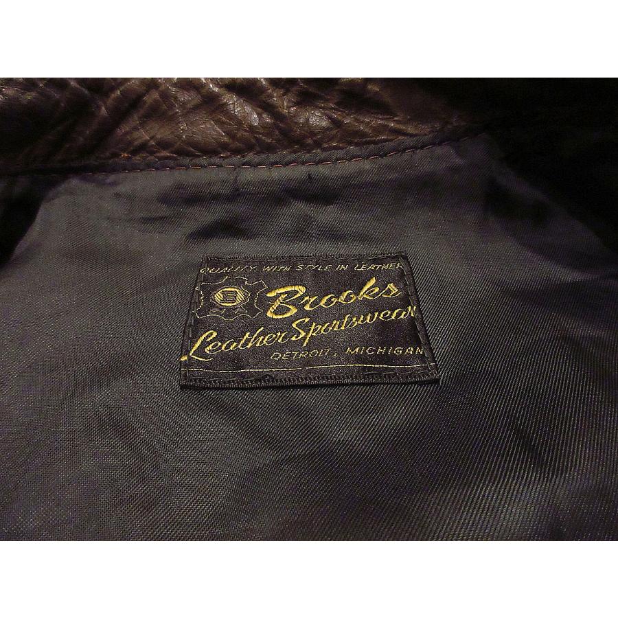 ビンテージ60's70's○BROOKSレディースシングルライダース ビンテージ60's70's○BROOKSレディースシングルライダース