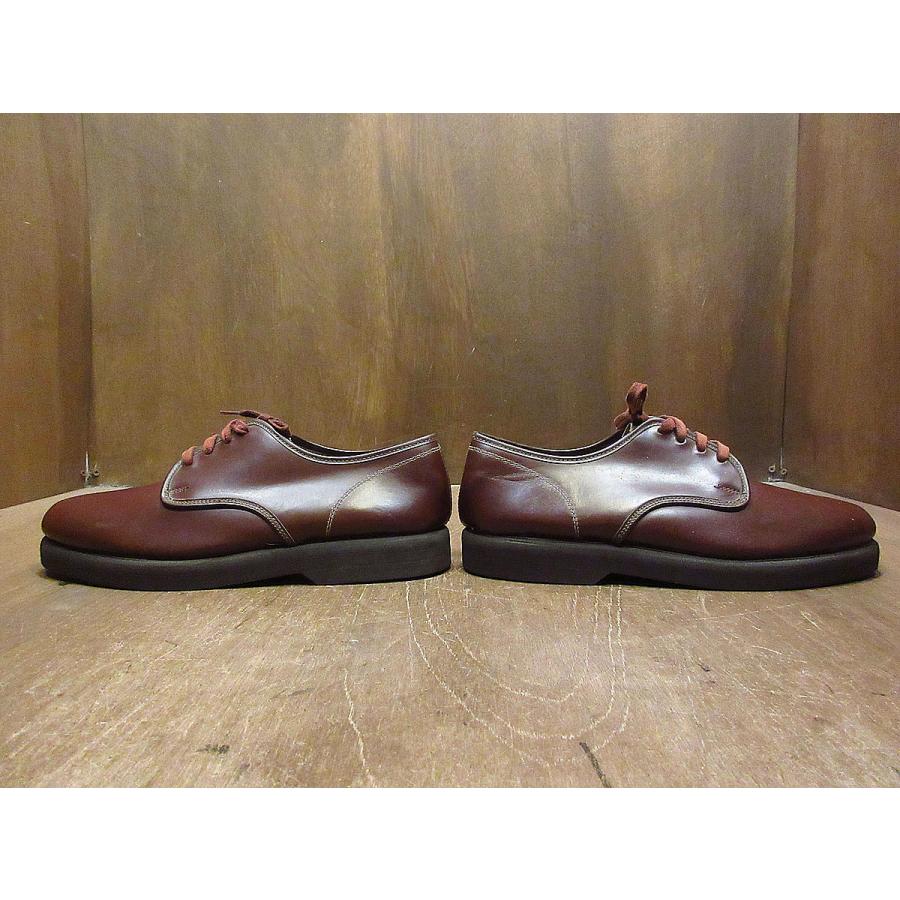 ビンテージ70's○DEADSTOCK CITY CLUBプレーントゥシューズ赤茶 ビンテージ70's○DEADSTOCK CITY CLUBプレーントゥシューズ赤茶