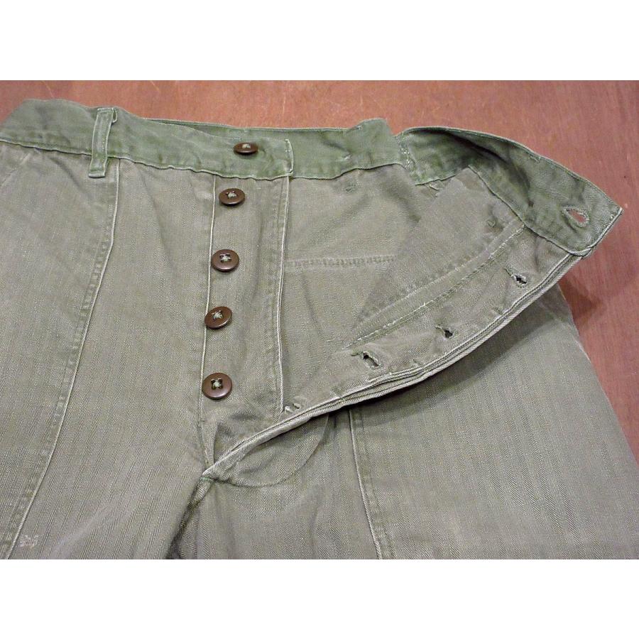ビンテージ50's○U.S.ARMY M-47 HBTベイカーパンツ W66cm○210407n3-m