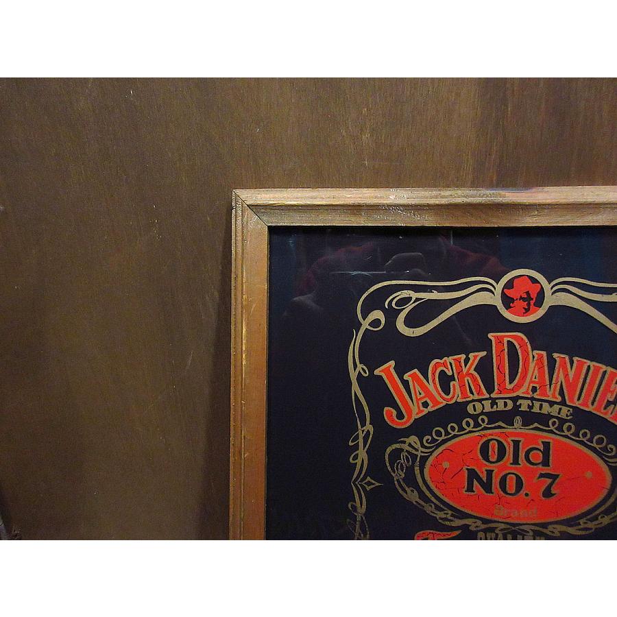 ビンテージ○JACK DANIEL'Sパブミラー○210408n2-signウイスキー