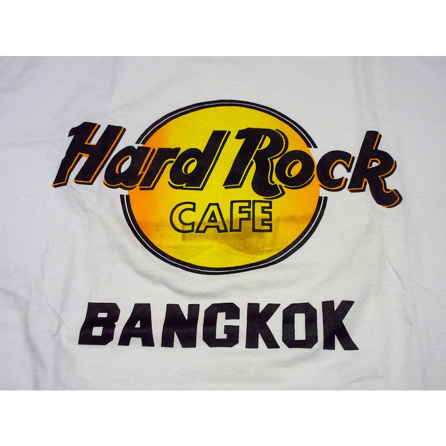 ビンテージ90's●DEADSTOCK Hard Rock CAFE BANGKOK ロゴTシャツ●210408s2-m-tsh-ot 半袖古着ハードロックカフェバンコク｜cozyvintage｜03