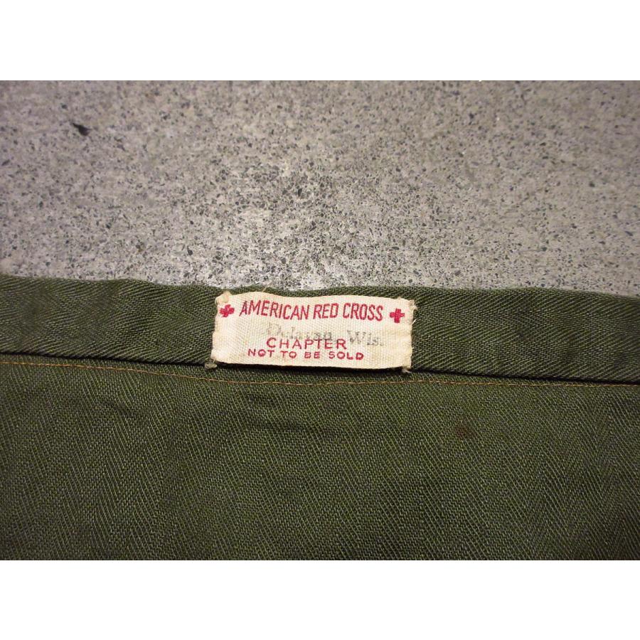 ビンテージ40's○AMERICAN RED CROSS HBTエプロンバッグ○210416s6-bag
