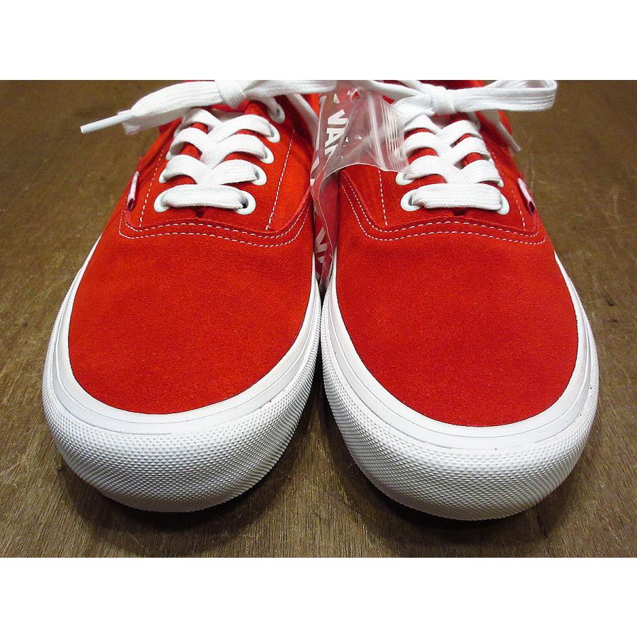 新品未使用 VANS ERA PRO SUEDE RED/WHITE Size 8○210419n7-m-snk 