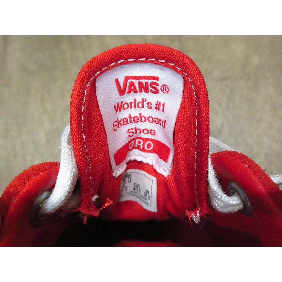 新品未使用 VANS ERA PRO SUEDE RED/WHITE Size 8○210419n7-m 新品未使用 VANS ERA PRO SUEDE RED/WHITE Size 8○210419n7-m