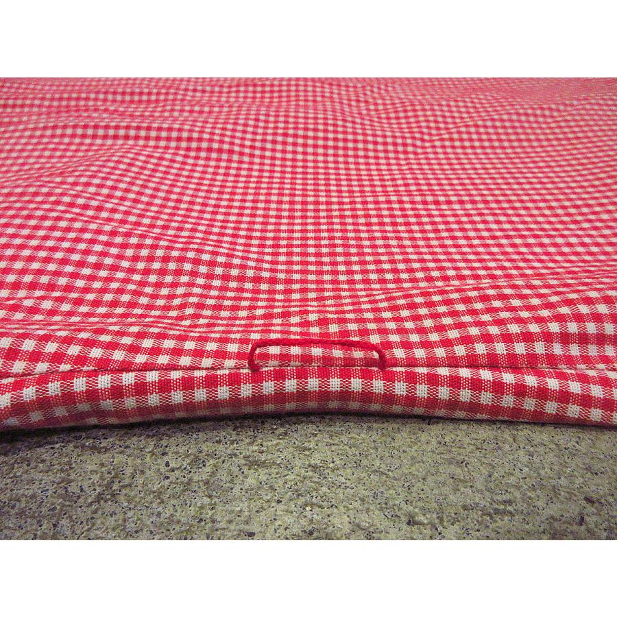 ビンテージ60's○COUNTRY MISSギンガムチェック半袖ワンピース赤