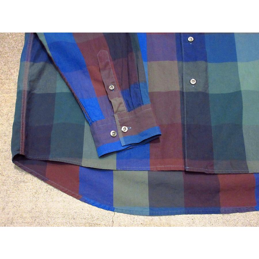 LACOSTE マルチカラーチェック長袖ボタンダウンシャツ 44○210422s1-m