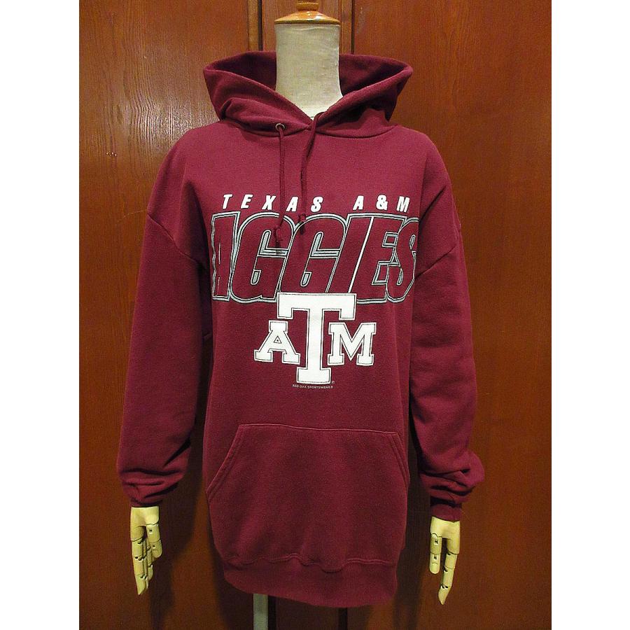 ビンテージ90's○TEXAS A&M AGGIES ATMスウェットパーカsize L