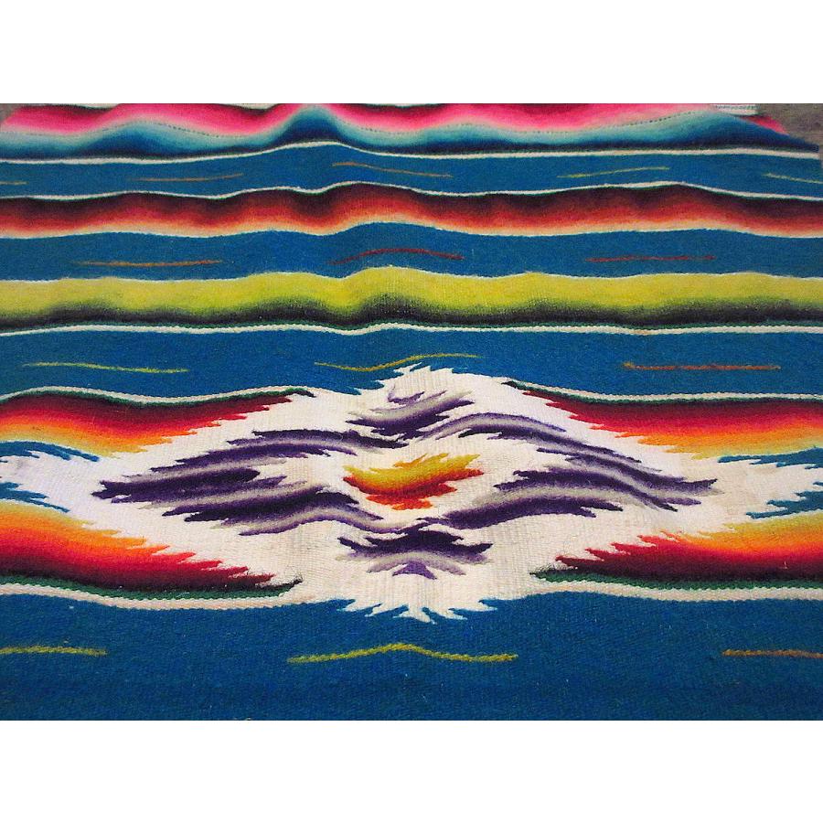 ビンテージ-70's○メキシカンラグsize 96cm×42.5cm○210502s2-rug