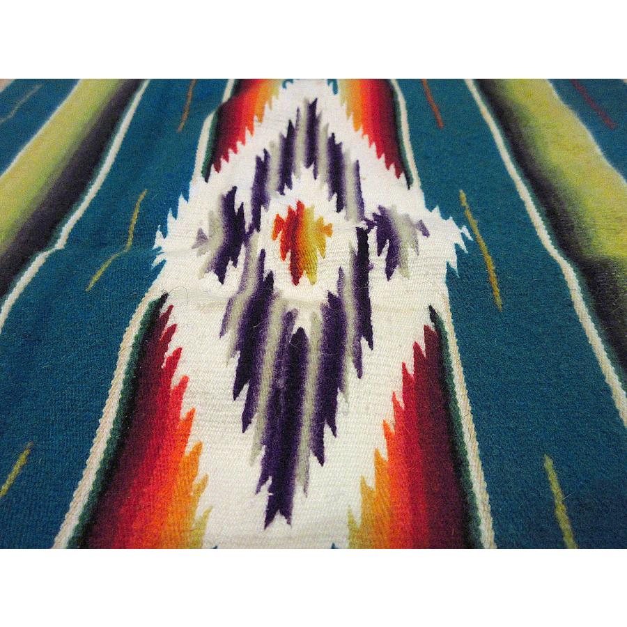 ビンテージ-70's○メキシカンラグsize 96cm×42.5cm○210502s2-rug