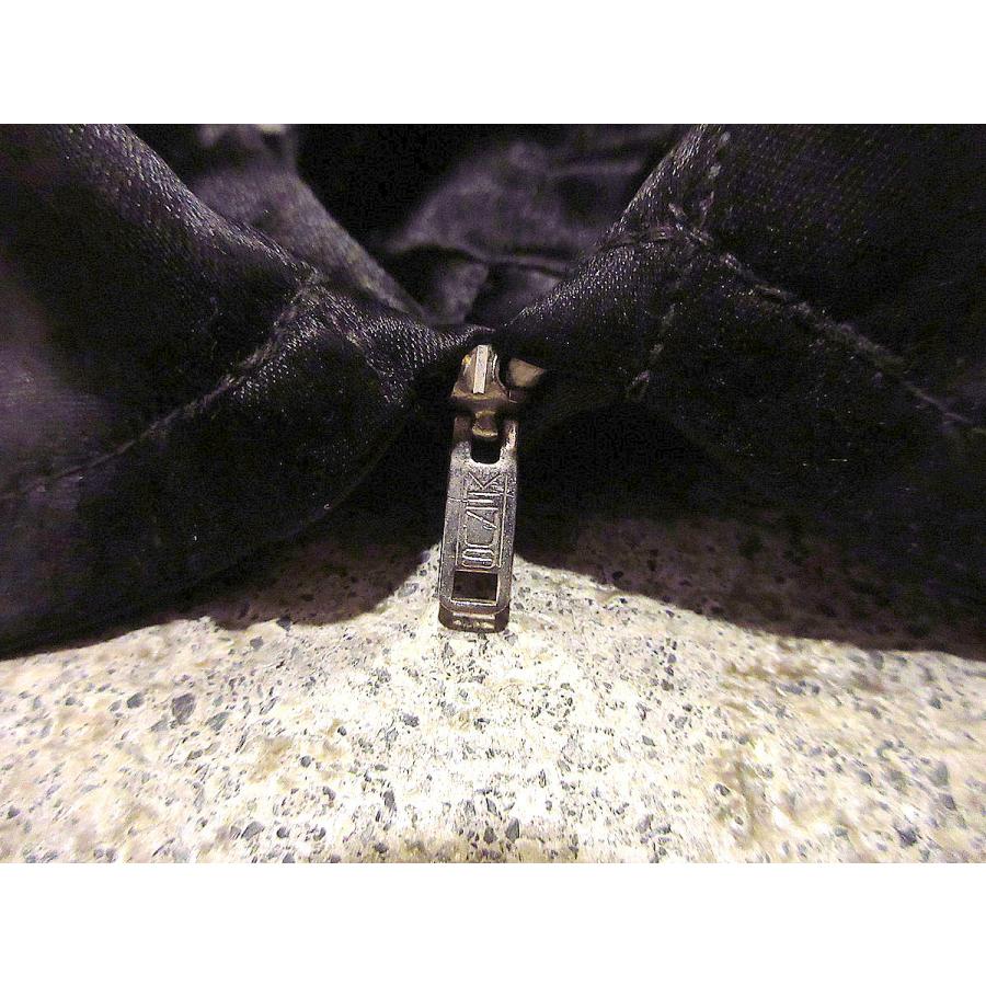 ビンテージ60's○キッズUDORN-THAILANDサテンスーベニアジャケット黒