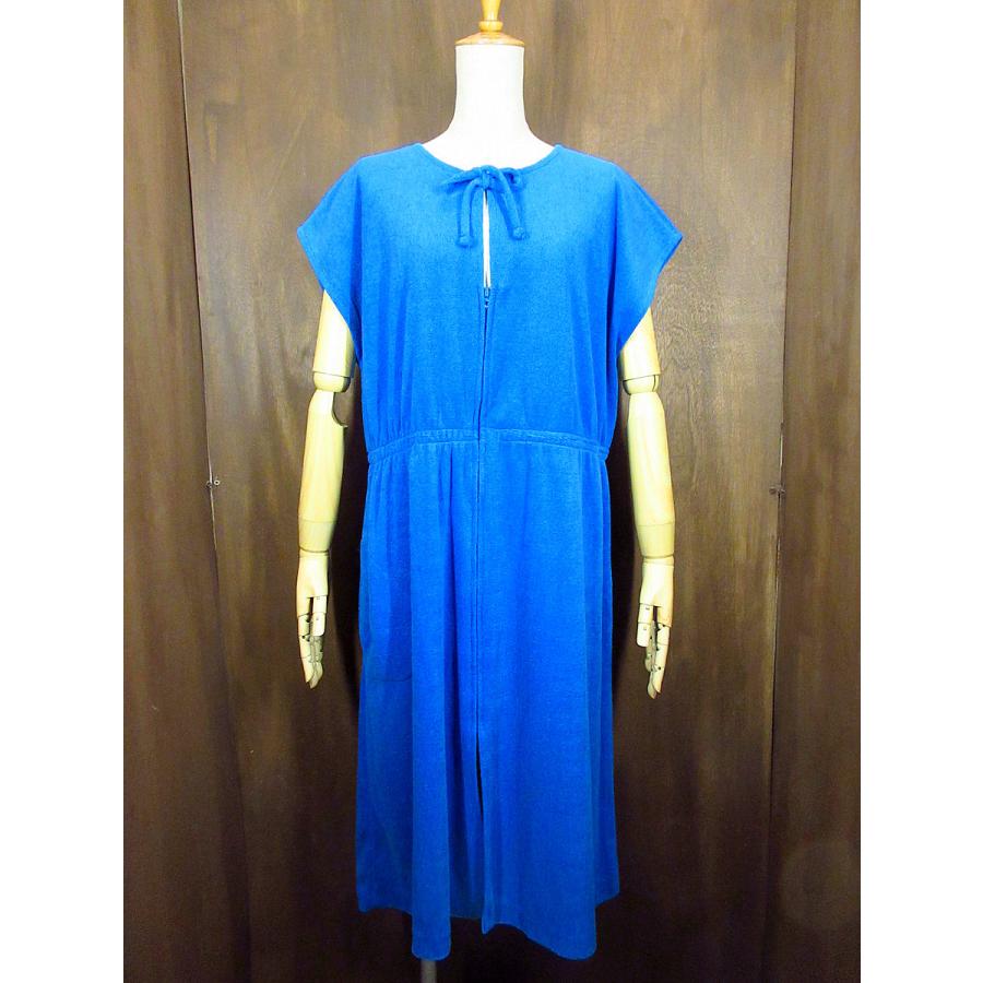 ビンテージ70 S パイルノースリーブワンピース青 n6 W Nsdrs レディースレトロタオル生地無地 n6 W Nsdrs Cozy Vintage 通販 Yahoo ショッピング
