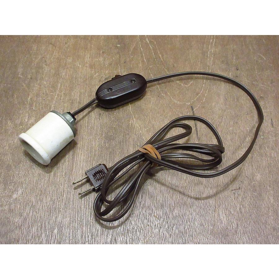 ビンテージ~50's○LEVITONコード付きセラミックソケット○210524n6-lmp