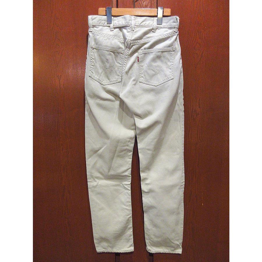 ビンテージ60's○Levi's 911B BIG EテーパードピケパンツW72cm