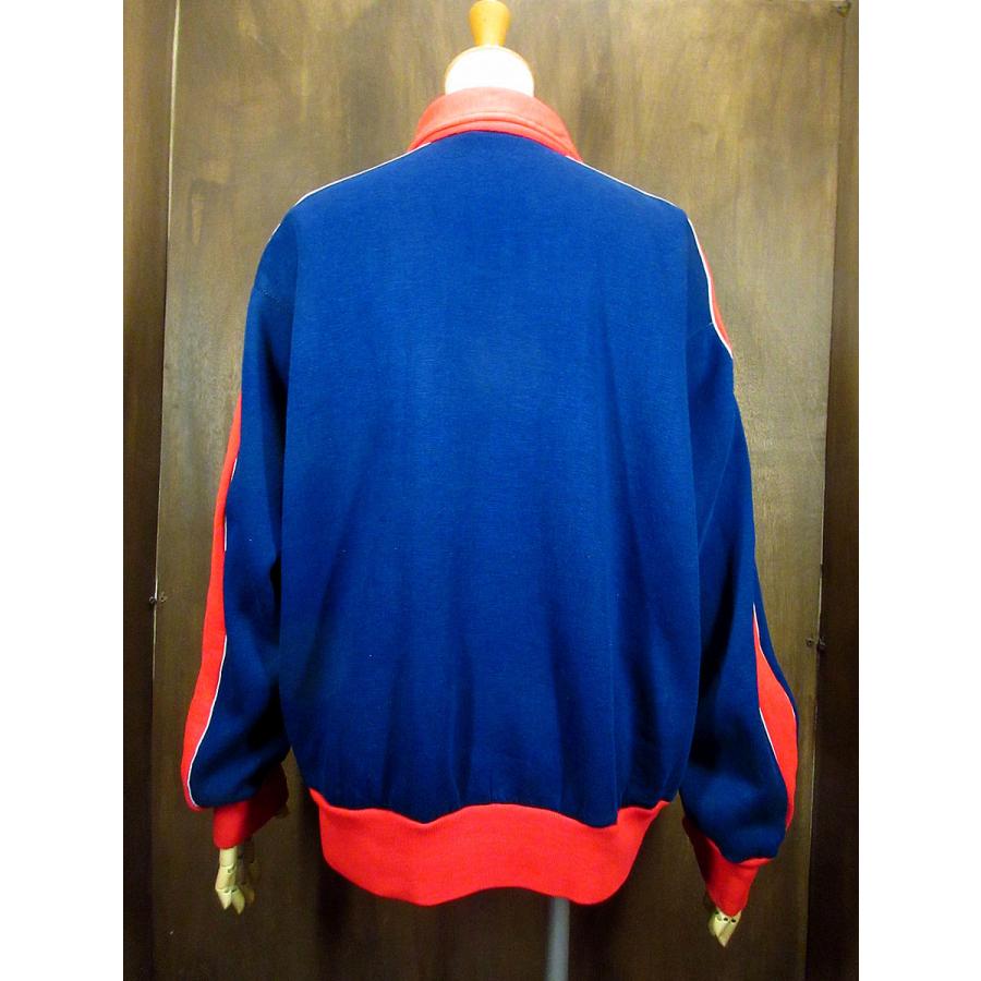 ビンテージ70's80's○Sutton Place ツートーンフルジップジャージ