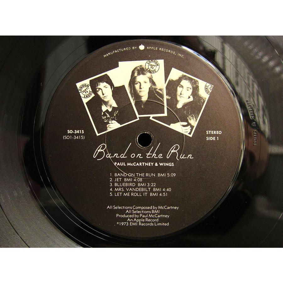 Paul McCartney & Wings●Band On The Run apple Records SO-3415●210604t2-rcd-12-rkレコード米盤US盤米LPポールマッカートニー｜cozyvintage｜03