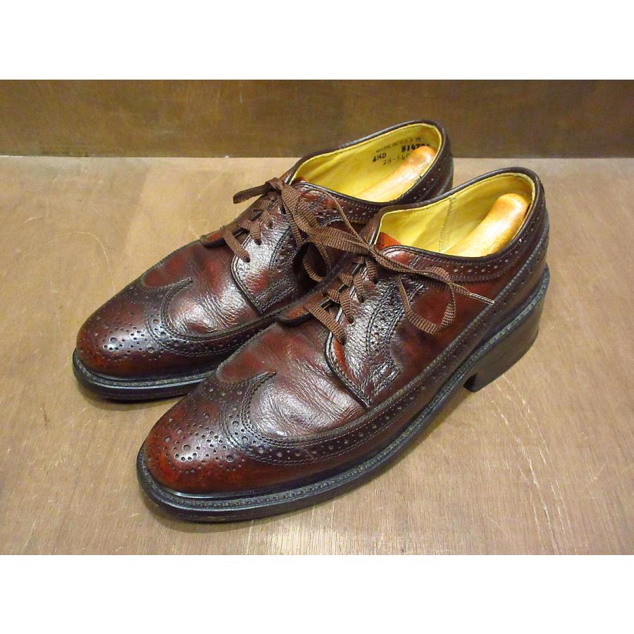 ビンテージ80's○Dexter ウイングチップシューズ赤茶 Size 6 1/2D