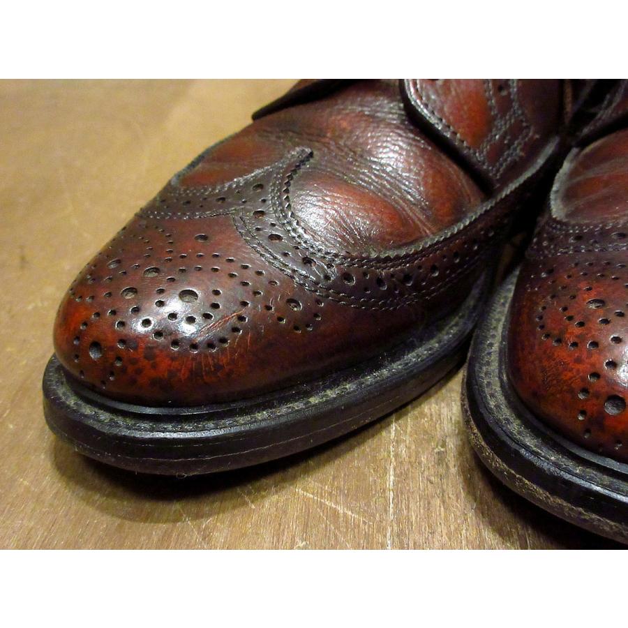 ビンテージ80's○Dexter ウイングチップシューズ赤茶 Size 6 1/2D