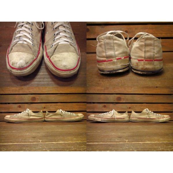 コンバースオールスター　MADE INUSA ビンテージ○MADE IN U.S.A. CONVERSEオールスター白11○210616s10-m