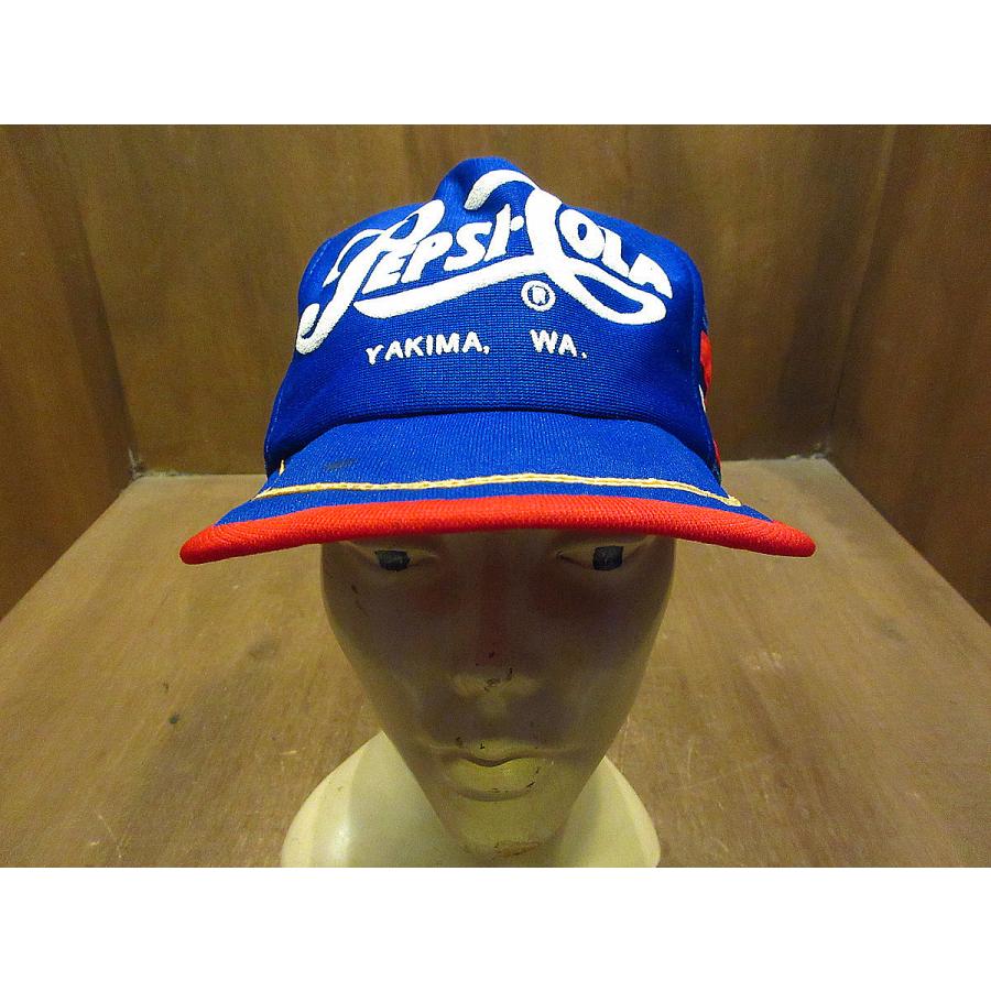 ビンテージ70's80's○PEPSI-COLAスナップバックキャップ ビンテージ70's80's○PEPSI-COLAスナップバックキャップ