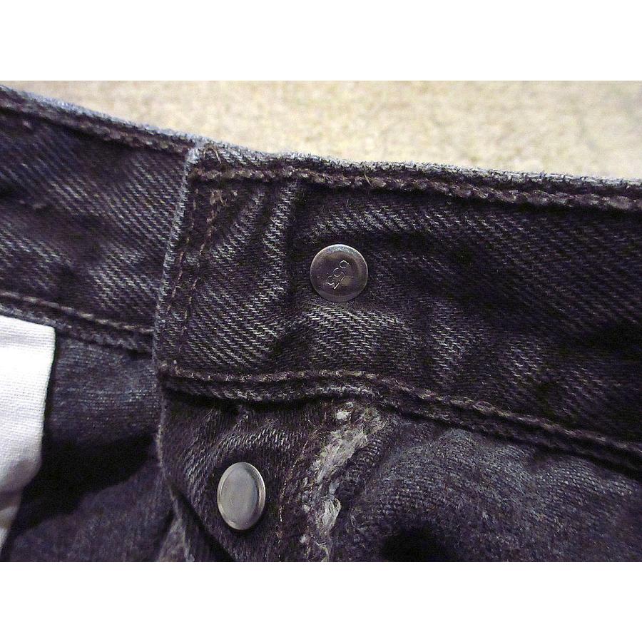 ビンテージ90's○MADE IN U.S.A. Levi's 501ブラックデニム表記W34 L30