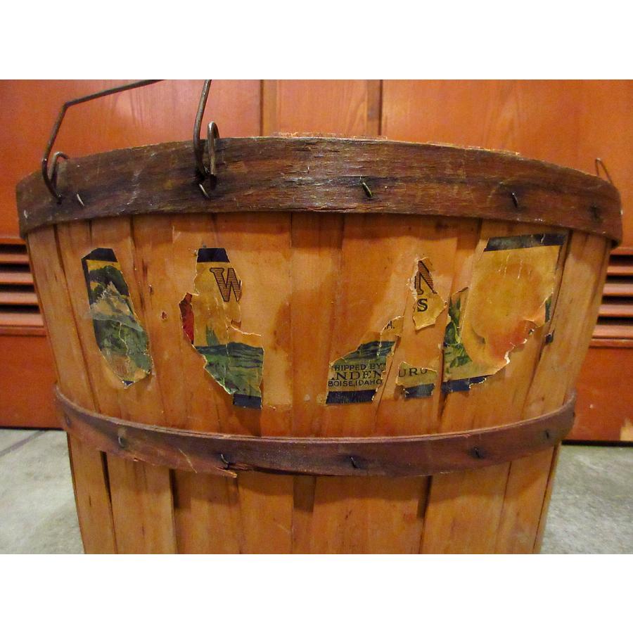 アンティークの木製バスケット 木製バスケット（vintage) | アンティーク雑貨店 Antique cise