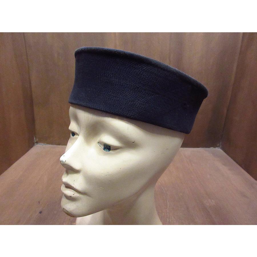 ビンテージ40's○U.S.NAVYセーラーハット紺○210725i4-m-ht-ot