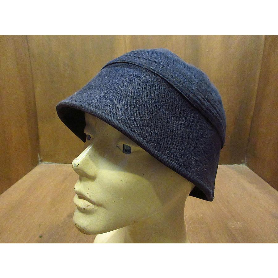 【希少】30-40s US NAVY セーラーハット ネイビー 米軍実物 30's〜40's USN ネイビートリム セーラーハット 30年代 40年代