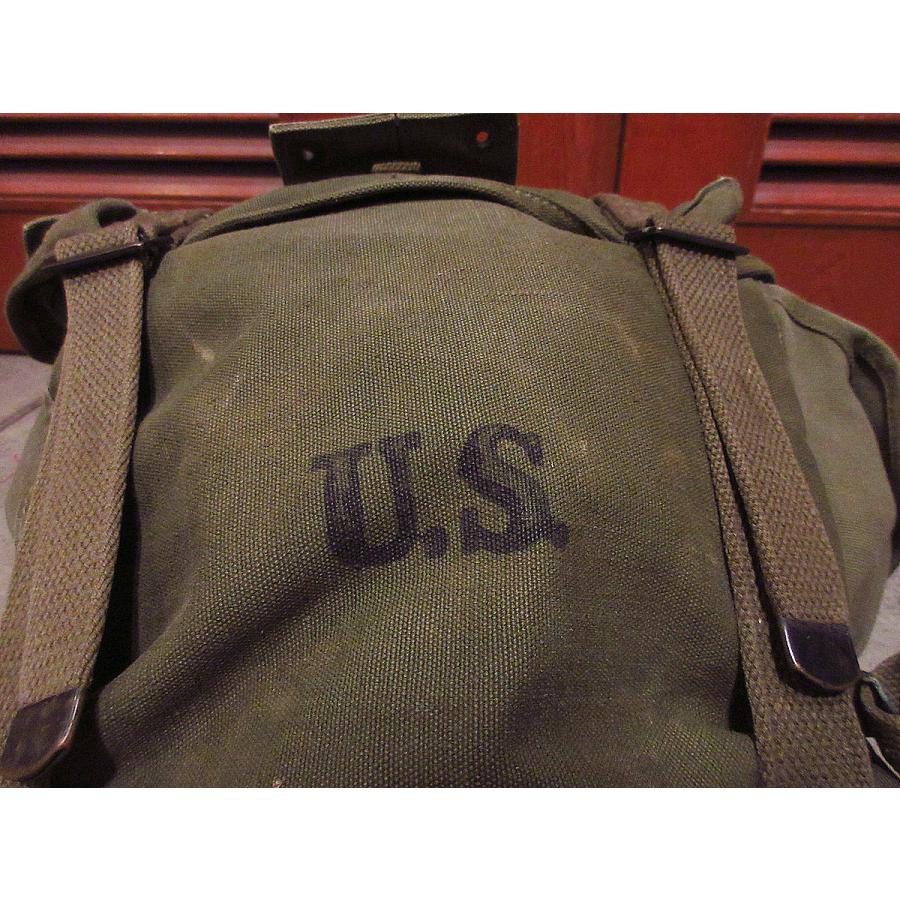 40s50s US.ARMY ミリタリー M-45 PW ステンシル ビンテージ50's○U.S.ARMY M-45ステンシル入りコンバットフィールド