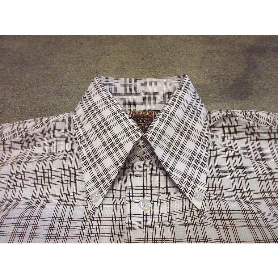 ビンテージ70's○DEADTSOCK Jandy Place BARDONチェックボタンダウン
