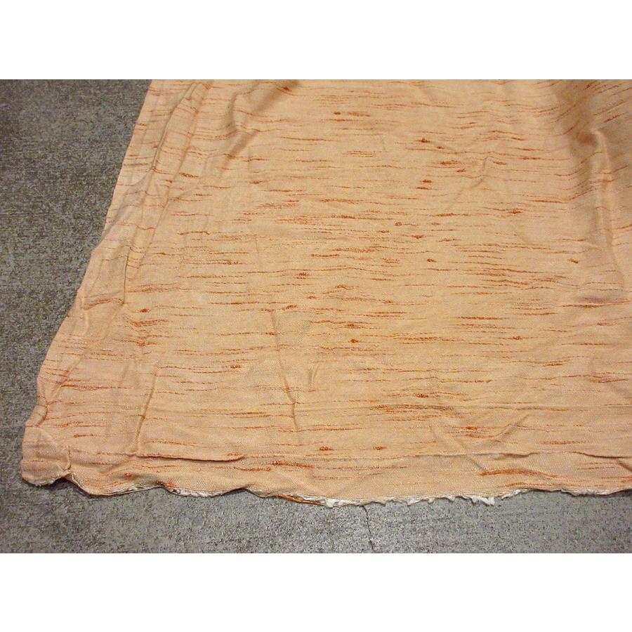 ビンテージ~70's○ネップレーヨンカーテン 142cm×178cm○210817j5-fbr