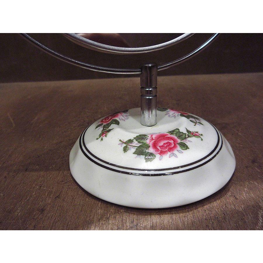 ビンテージ○デスクスタンドミラー○210820s2-otclct雑貨拡大鏡