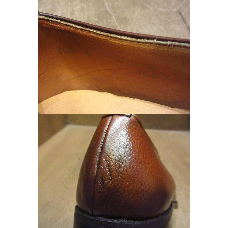 ビンテージ70's○DEADSTOCK Bob Smart Uチップシューズ茶10 1/2 E