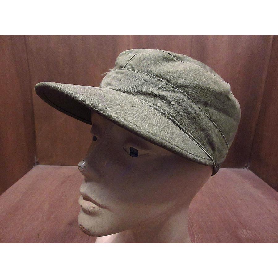 30s 40sビンテージ大戦ミリタリー米軍ワーク キャップ帽子ハット 軍物 古着 送料無料 デッドストック 30s 40s CCC US ARMY ビンテージ