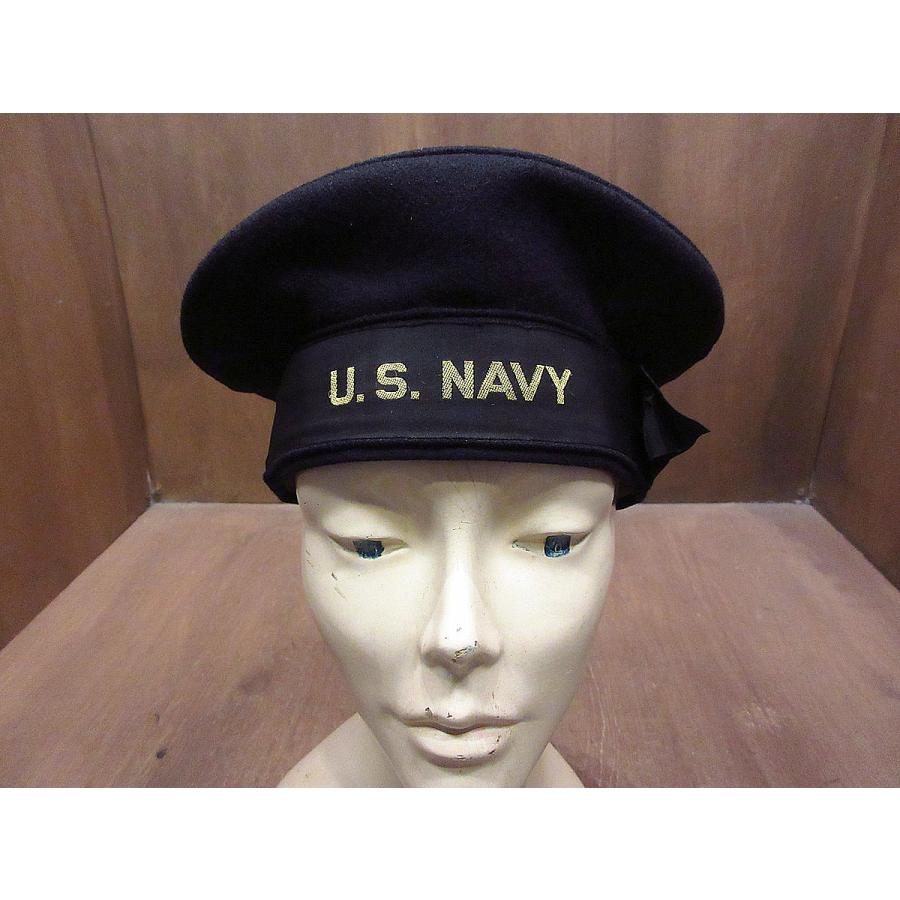 ビンテージ40's○U.S.NAVYウールベレー帽○210907i5-m-cp-ber 1940s