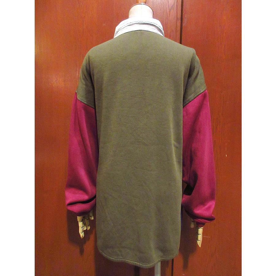 ビンテージ80's○McGREGORクレイジーパターン裏起毛ラガーシャツsize L