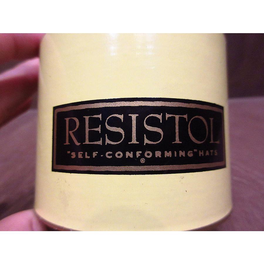ビンテージ~50's○RESISTOLミニチュアハットボックス&ハット○210921i4